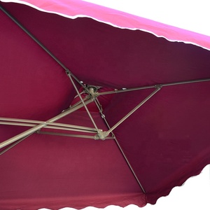 Sombrilla grande de 2,5x2,5 M para exteriores, Parasol de jardín con <span class=keywords><strong>Base</strong></span> cruzada de acero - Product Image 4