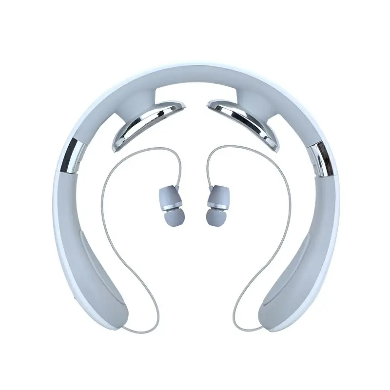 Opvouwbaar Bluetooth Hoofdtelefoon Draadloze Nekband Massage Headset Intrekbare Oordopjes