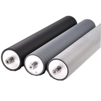 Rouleau en CFRP léger et haute résistance anti-déformation, filament de 3,81 mm, rouleau industriel en fibre de carbone lisse