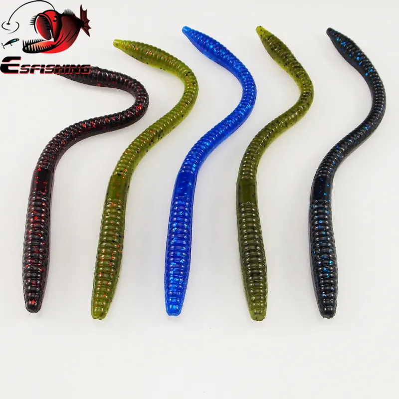 ESFISHING Plastik würmer Angeln Trick Wurm 16cm 7g Angel köder Hersteller weichen Köder