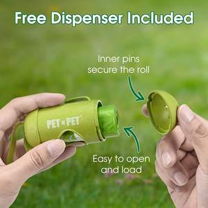 Pemegang Tas Kotoran Anjing dengan Isi Ulang Tas Kotoran Anjing, Lebih Tebal, Tahan Bocor, Tidak Beraroma-720 Ct Tas Kotoran Besar untuk Anjing, Bersertifikat USDA - Product Image 4