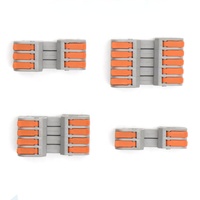 Connecteur de fil miniature rapide, bloc de bornes à connexion rapide pour PCB avec connexion mâle-femelle, blocs de bornes à fil fixe