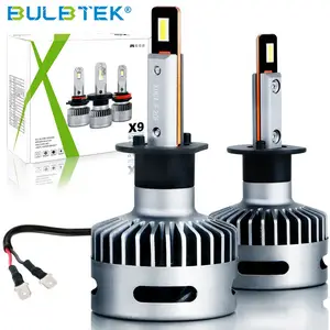 BULBTEK X9 Accesorios Para Coches Feux Ampoules 100W 110W LED Lampen H1 Auto Bulb Custom LED Lamp Car Headlight