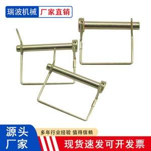 Spring <b>Pins</b> Q195 Carbon Steel Zinc Plated Grade A Level 4.8 General Construction Industry Use - Product Image 2
