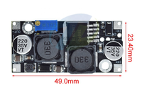 Nouvelle arrivée XL6019 carte noire DC-DC boost carte de Module d'alimentation de stabilisation de tension réglable