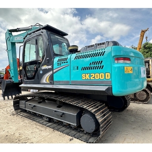 Tonnes 2022 machine japon bon état à vendre 20 tonnes DPF pelle d'occasion kobelco sk200 90% nouvelle grande chenille hydraulique - Product Image 1