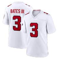 Vente en gros de maillots de football américain unisexes 100% polyester respirant # 7 Bijan Robinson # 3 Bates III # 9 Michael Penix Jr # 5 Drake