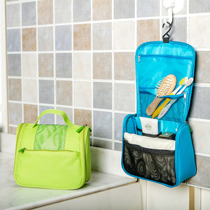 Cosmetic Bag Large Capacity Hanging Storage Travel <b>Makeup</b> Organizer Oxford Cloth Multi Pocket Toiletry <b>Case</b> For Bathroom Use - Product Image 1