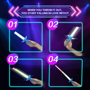 Flashing <b>LED</b> Magic Wand Disco <b>Ball</b> Light up Dinosaur Sword for Kids Birthday Halloween Christmas Party Supplies Glow T-Rex Wand - Product Image 3