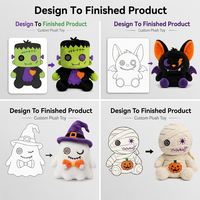 맞춤형 할로윈 좀비 곰 인형 OEM ODM - 무시무시한 봉제인형 도매, 휴일 프로모션용, 소량 주문 가능