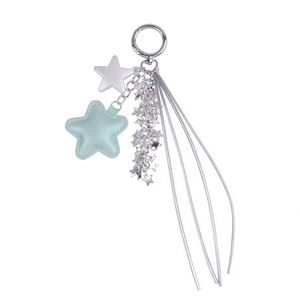 Trendy Silver Heart <b>Keychain</b> <b>Personalized</b> PU Leather Tassel Pearl Bag Charm Cute Hanging Decor for Purse/Wallet/Backpack - Product Image 6