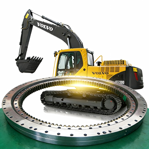 Cuscinetto di Rotazione per Escavatore Volvo, Anello Girevole EC55/EC210B/EC240/EC290/EC360, Rulli Incrociati in Acciaio Cromato, <span class=keywords><strong>Momento</strong></span> di Rotazione 10.000 Nm - Product Image 1
