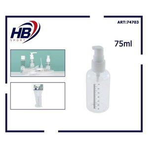 1 flacon de voyage de 75 ml avec fonctions de pression complète pour kits de voyage - Product Image 3