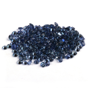 Piedras semipreciosas redondas, Diamante cortado, <span class=keywords><strong>zafiro</strong></span> azul Natural - Product Image 4