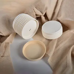 Customized PLA Eco-Friendly Plastic Free food grade 100% biodegradable paper lid Disposable Paper Cup Lid Cover