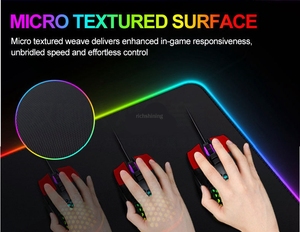 Richshining Individuelles Anime-Cartoon-Logo Sublimations-Gaming-Mauspad, Rutschfest, Erweitert, Großes RGB-LED-Mauspad für E-Sports-Clubs - Product Image 3