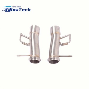 Tuyau d'échappement avant haute performance en acier inoxydable avec finition lisse pour Ferrari SF90 3.9T V8 - Product Image 4