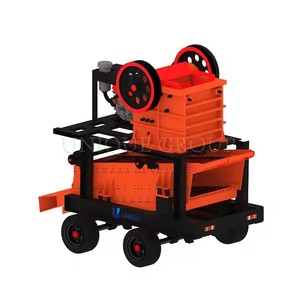 Meilleur <span class=keywords><strong>prix</strong></span> petite taille mobile fer or cuivre minerai pe200x350 concasseur à mâchoires en pierre avec écran - Product Image 5