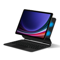 Casing Folio Keyboard Touchpad nirkabel ajaib magnetis kuat mewah untuk Samsung Galaxy Tab S11 S10 S10 Lite S9 FE Plus Ultra