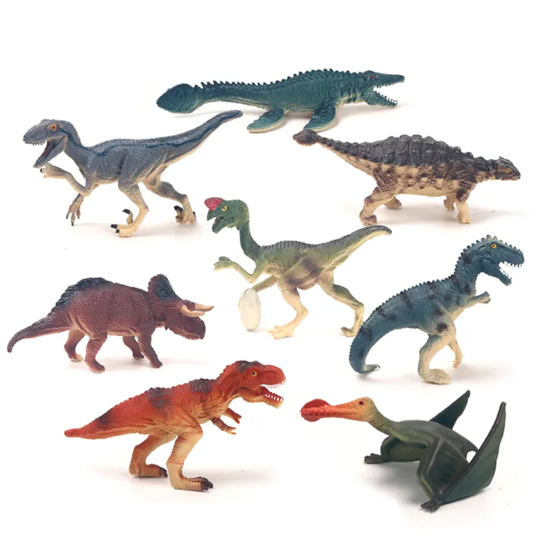 Wholesale custom solid plastic dinosaur toy pvc models 2023 for kids