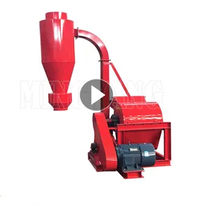 Factory price waste wood hammer mill/wood chips crusher/wood crusher machine with cyclone made in China