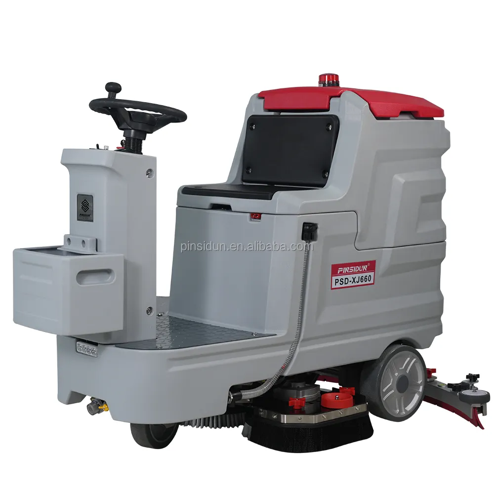 ماكينة غسل الأرضيات الأوتوماتيكية PSD XJ660 بسعر المصنع، معدات تنظيف للبيع بالجملة