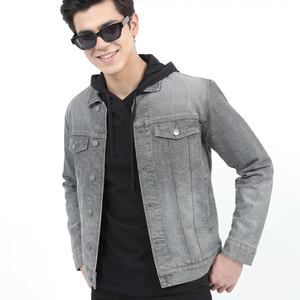 Chaqueta vaquera de moda ajustable de calidad superior para hombre, ropa de calle, fabricante superior, último diseño, precio barato, Chaquetas vaqueras - Product Image 1