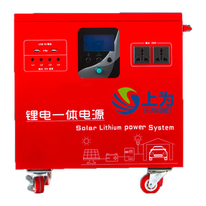 สถานีพลังงานแสงอาทิตย์ซางเว่ย อินเวอร์เตอร์คลื่นไซน์บริสุทธิ์ 220V แบตเตอรี่ LiFePO4 สำหรับใช้งานกลางแจ้ง แคมป์ปิ้ง และกรณีฉุกเฉิน - Product Image 2