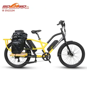 Factory Kenda Long Tail Electric Cargo Family Bike 48v Bafang Velo Electrique Cargo Long Tail Bike Eu 750w Bafang Cargo Ebike