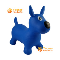 Jouets pour enfants en PVC gonflable, chien sauteur, jouets en caoutchouc et en plastique, chiot