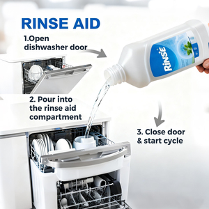 <strong>Rinse</strong> Aid Additive Protects <strong>Dishwasher</strong> From Mineral Deposits <strong>and</strong> Corrosion OEM ODM Service Custom - Product Image 5