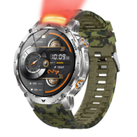 Reloj Inteligente AK102 IP68 Resistente al Agua con Pantalla Táctil Android, Monitor de Oxígeno en Sangre, Carga Magnética y Pantalla IPS