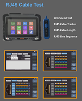 OTDR PON ST3200H con Pantalla de 7 Pulgadas, Divisor 1:64, OPM, VFL, OLS, Mapa de Eventos en PDF, Formato Sor, Soporte para Tres Longitudes de Onda y Línea Activa