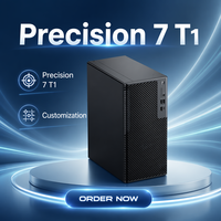 Station de travail Pro Precision 7 T1 Tower, Intel Core I9-14900, 128 Go DDR5, RTX 4000, jusqu'à 16 To de stockage, Windows 11