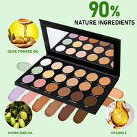 OCHAIN Haute Qualité En Gros Cosmétiques Personnalisés Fond de Teint 18C Mat Crème Couverture Complète Correcteur Visage Maquillage Correcteur Palette