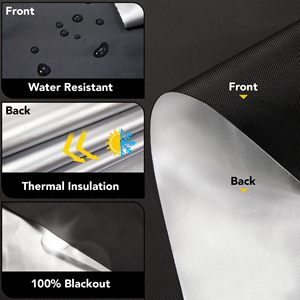 Yingkuo nuances temporaires rideaux occultants portables pas de lumière totale stores occultants pour fenêtres - Product Image 4