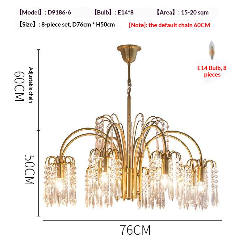 D76*h50cm8 headband 7 watt warm light