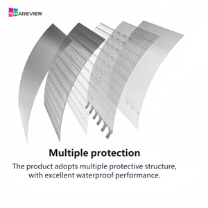 Sharebiew透明フレキシブルLEDフィルムスクリーンディスプレイパネル屋内接着クリスタルガラスエレベーター & テレビ用アプリケーション - Product Image 2
