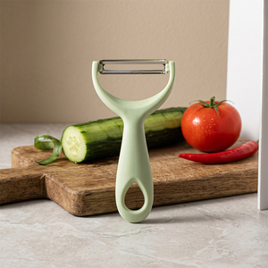 Pelador de Verduras Manual de Acero Inoxidable Ultra Afilado con Cuchilla Giratoria en Y, Pelador de Patatas, Cuchillo para Pelar Frutas, para Preparación en la Cocina - Product Image 2