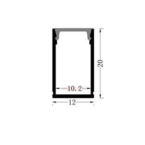 Profilé en aluminium PERFECT ZL-1220 Série 6000 6063-T5 carré non allié pour décorations avec services de pliage et de découpe CNC - Product Image 2