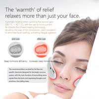 Masseur facial 2-en-1 rapide pour la beauté et le sommeil, appareil d'aide au sommeil à micro-courant CES, rechargeable par USB, soulage l'insomnie et la pression