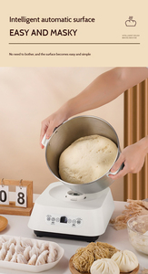 Mélangeur de fermentation intelligent à température <span class=keywords><strong>constante</strong></span> pour la maison, avec moteur AC en cuivre pur, capacité 5L, 6L, 7L, 8L, pour pétrir la pâte à farine de manière automatique - Product Image 5