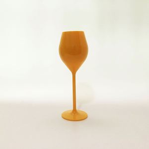 แก้วแชมเปญอะคริลิคสีเหลืองทรงโค้งทันสมัยสำหรับริมสระน้ำ - Product Image 4
