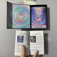 Cartas de Tarot/Oráculo Personalizadas con Lámina Dorada de 70*120 mm, con Guía y Caja