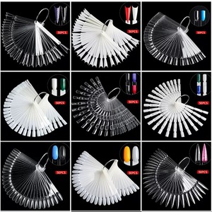 Nhà Máy loạt các 50 Lời khuyên nhựa Fan Nail hiển thị Nail Polish Màu biểu đồ - Product Image 2