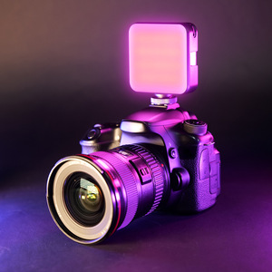 ไฟกล้องมินิ LED 49 ดวง RGB ปรับได้ สำหรับถ่ายภาพและวิดีโอ พกพาสะดวก - Product Image 1