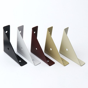 Haidibosi Large Triangle Support Iron Angle <b>Bracket</b> For Cabinet Shelf Mounting 90 Degree Right Angle Connector - Product Image 2