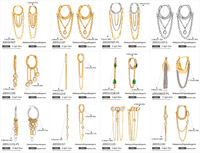 Boucles d'oreilles tendance en acier inoxydable avec perles et pampilles, style luxe léger, haut de gamme, résistantes à la décoloration, en or 18 carats, bijoux de mode pour femmes