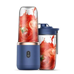 0728 Powerful Portable Juicer 6 Blades <b>Mini</b> Fresh Blender Rechargeable for Smoothies - Product Image 3