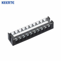 KEERTE-Terminales de tornillo de barrera fija, Conector de bloque de terminales de cableado, hecho de cobre duradero, mercados en línea de China, 600V, 10A